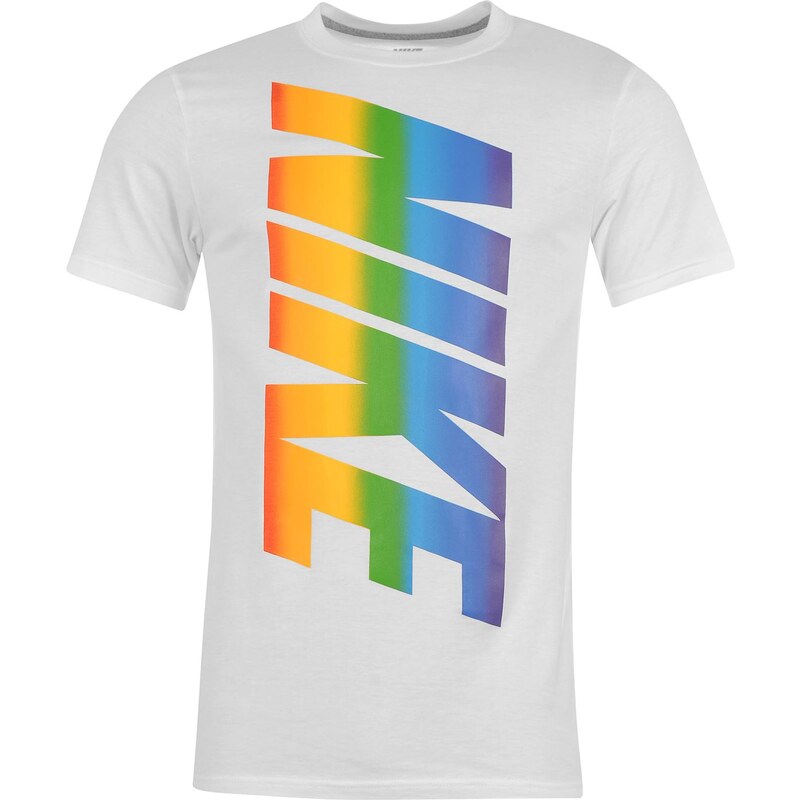 Tričko Nike Rainbow QTT dět. bílá