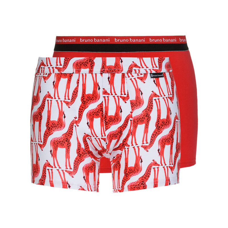 Boxerky BRUNO BANANI Funtastics Animal Mix žirafy 2-pack - S