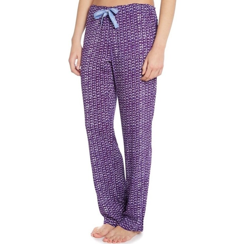 Dámské domácí pyžamové kalhoty CALVIN KLEIN S1614E fialové - M