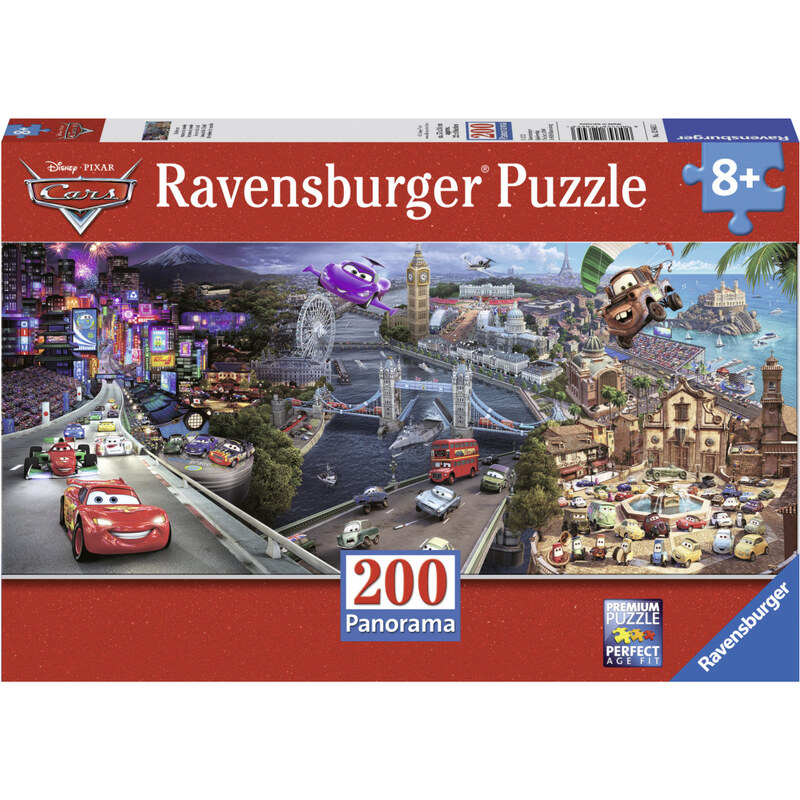 Ravensburger Puzzle Disney Auta Panoráma 200d