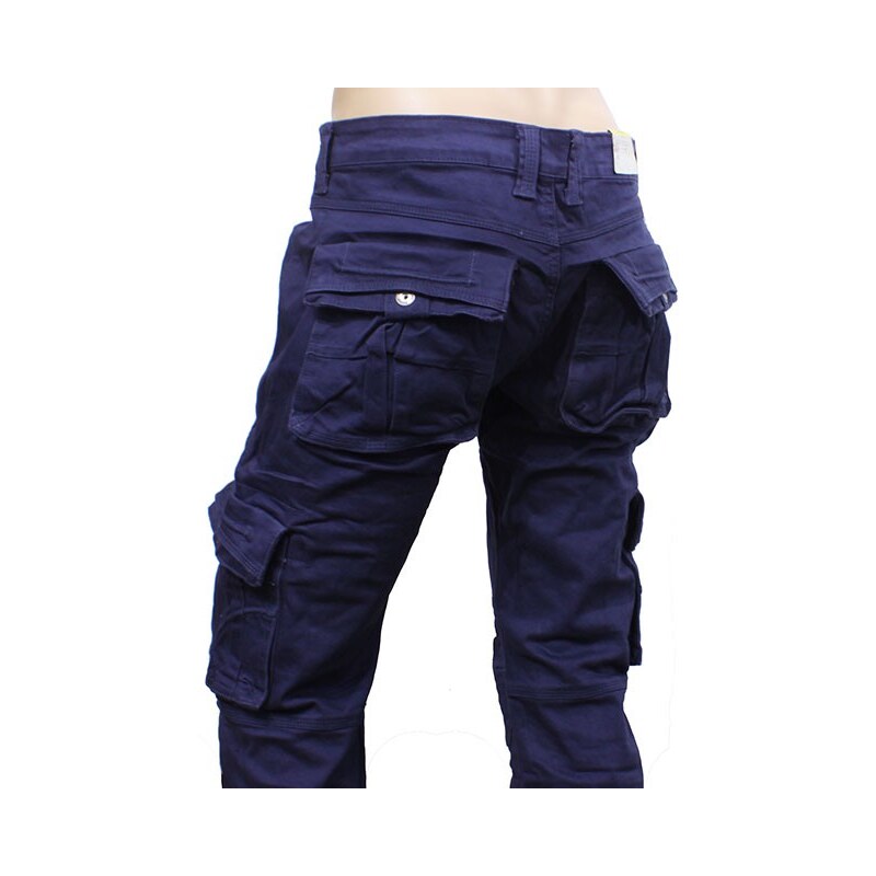 NEW FEELING kalhoty pánské A4251-11 kapsáče