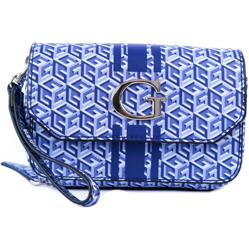 Malá dámská kabelka GUESS HWSG4563780 - modrá
