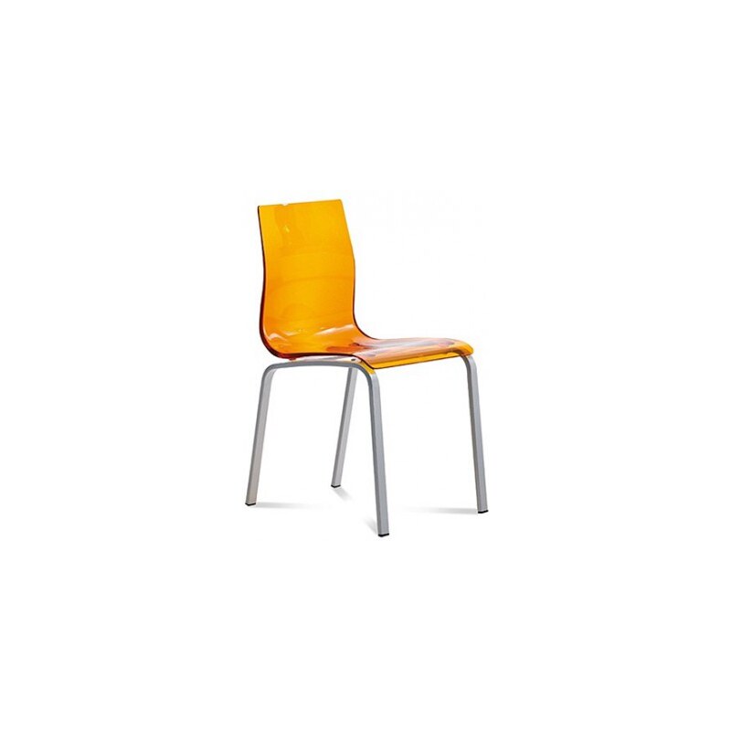 DOMITALIA Srl Gel-r - jídelní židle (oranžová)
