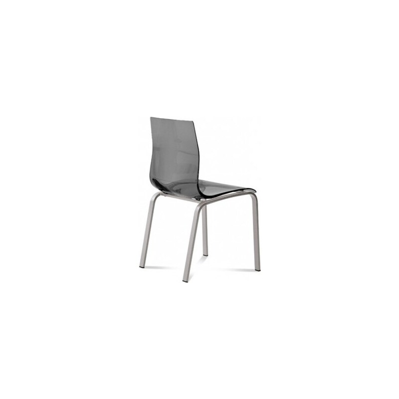 DOMITALIA Srl Gel-R - Jídelní židle (hliník, kouřově šedá)