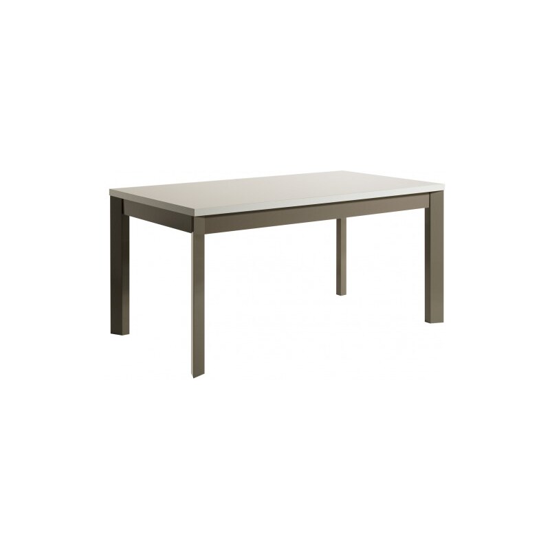 ALBEA SARL Almera - Jídelní stůl 160 cm (bílá/šedá)