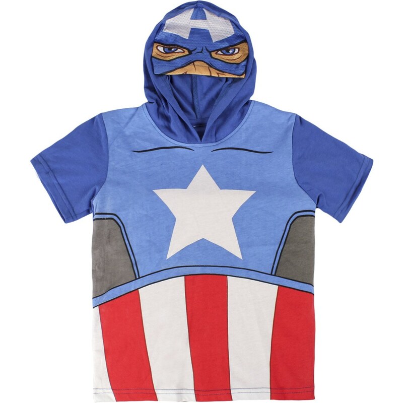 Disney Brand Chlapecké tričko s kapucí Avengers - modré