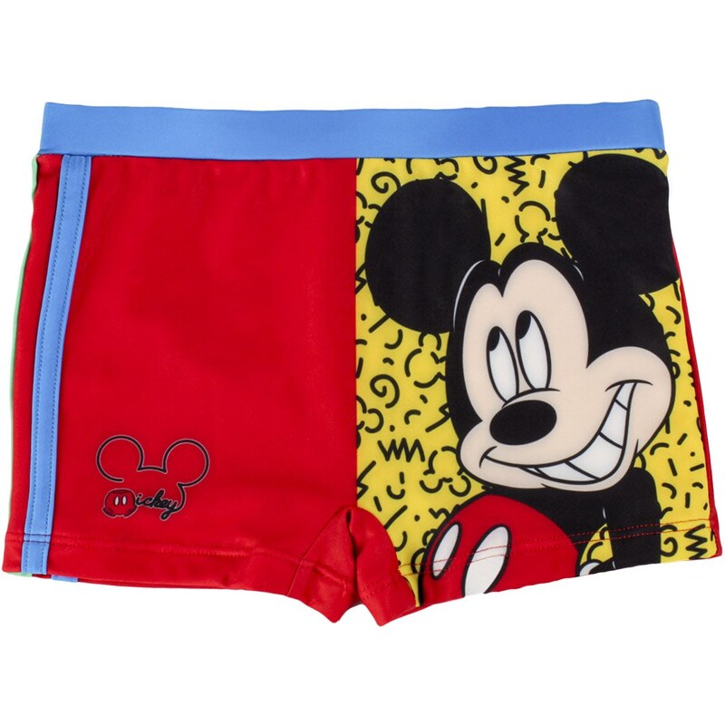 Disney Brand Chlapecké plavky Mickey Mouse - červené