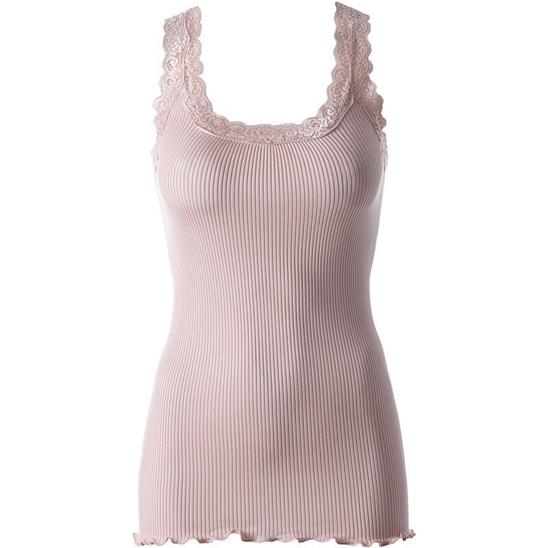 Intimissimi Silk Top with Lace Neckline