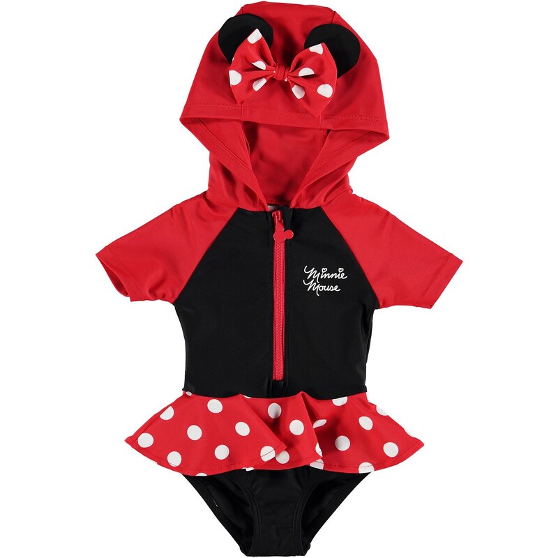Character Hooded Swim Suit Baby Disney Minnie