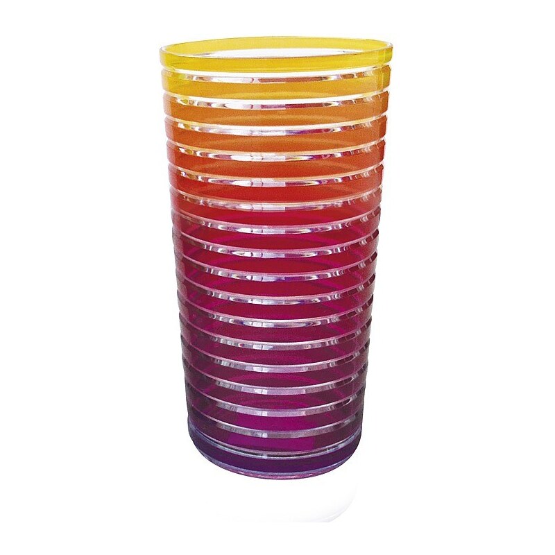 ZAK! designs - Swirl sklenice, 36 cl, teplá duha (6685-1400)