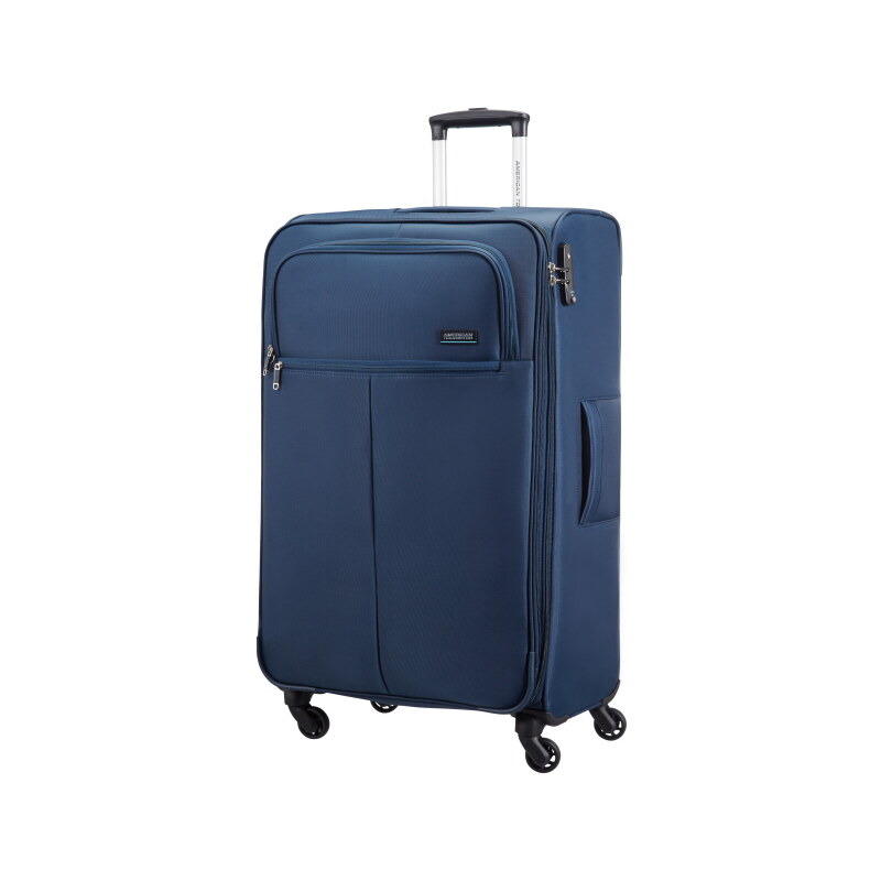 Cestovní kufr American Tourister ATLANTA HEIGHTS SPINNER EXPANDABLE 79CM 99A-005 - modrá