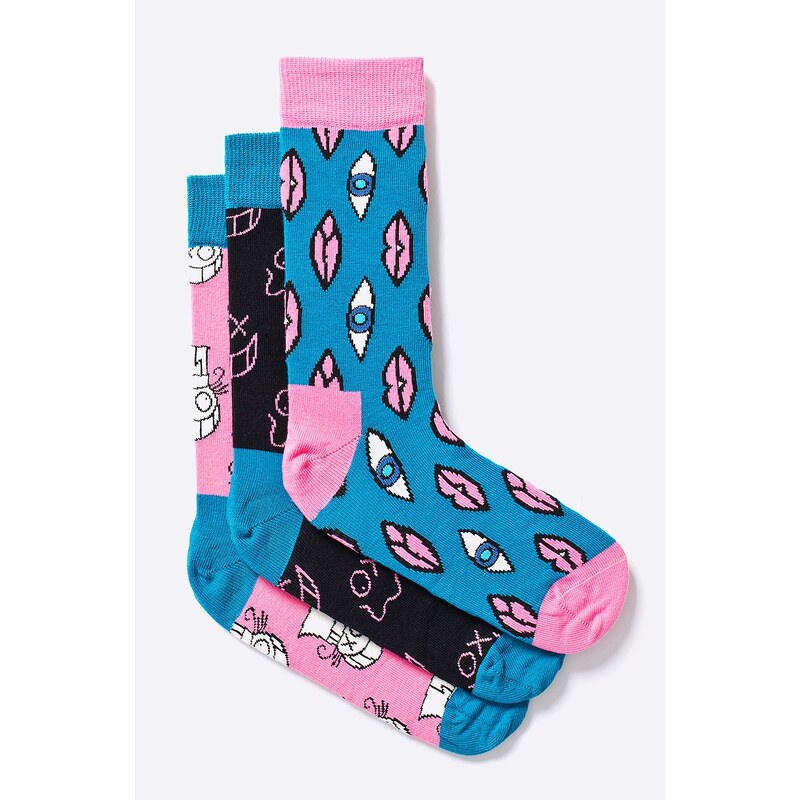 Happy Socks - Ponožky Mr A (3-pack)