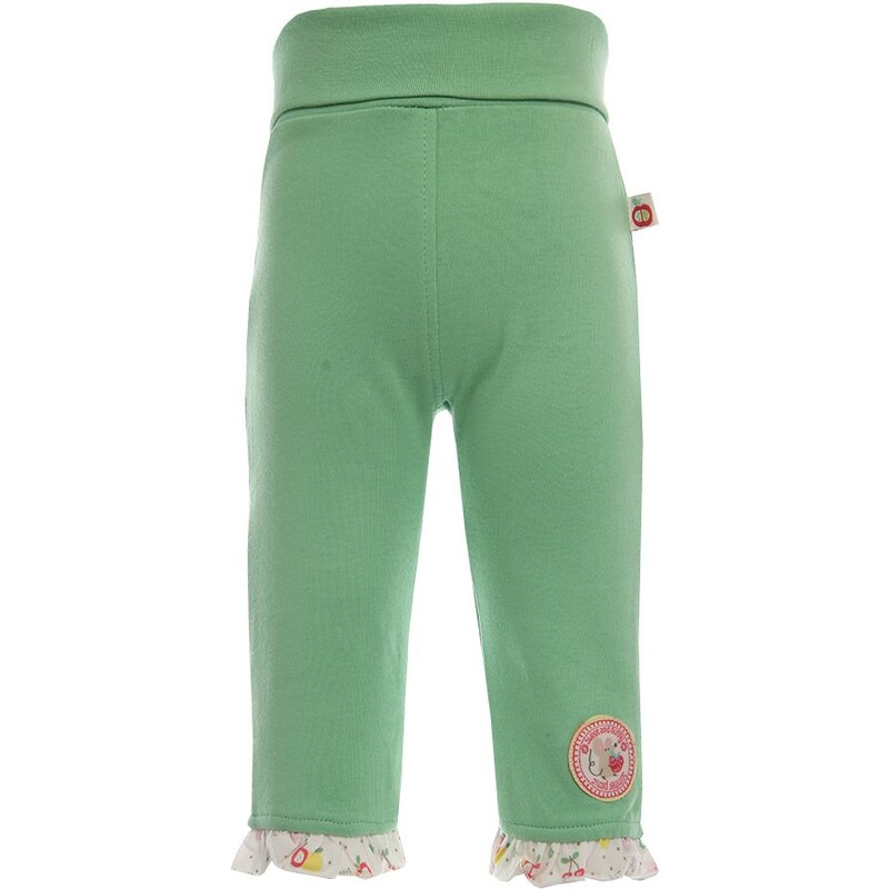 Blue Seven Dívčí kalhoty s volánky - zelené