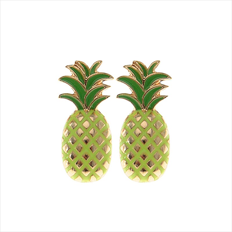 USC Pineapple Earrings, multi