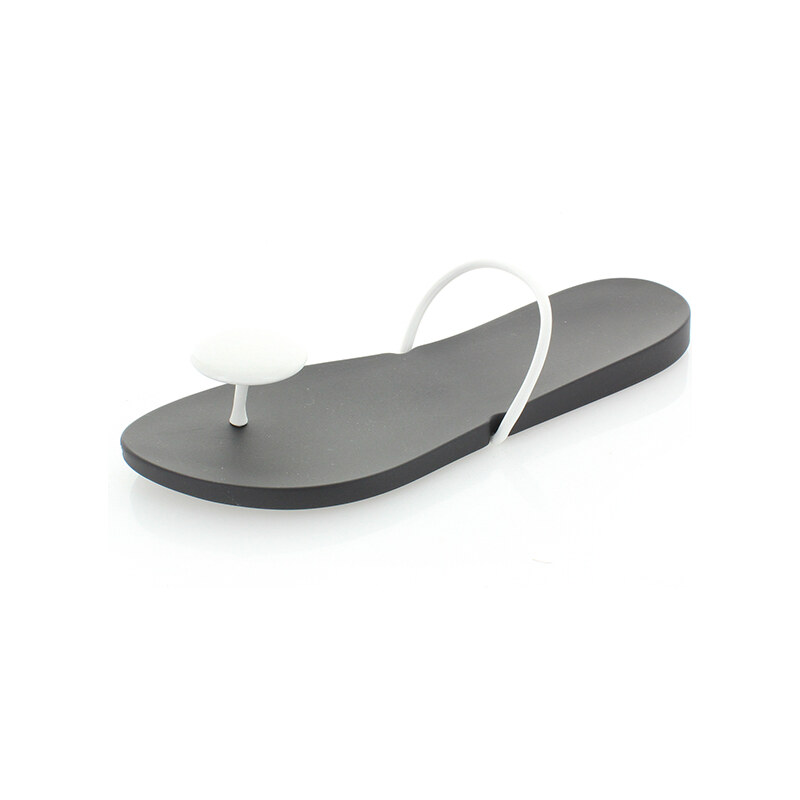 Dámské černo-bílé pantofle Ipanema Philippe Starck Thong U