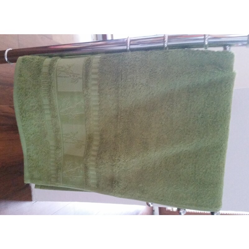 Ariatex Bamboo ručník organic (zelená) 50x90 cmm