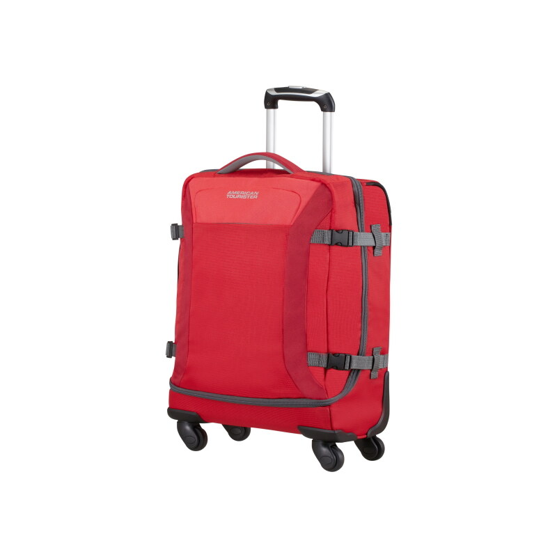 Kabinová taška na kolečkách American Tourister ROAD QUEST spinner 55 cm 16G-004 - červená