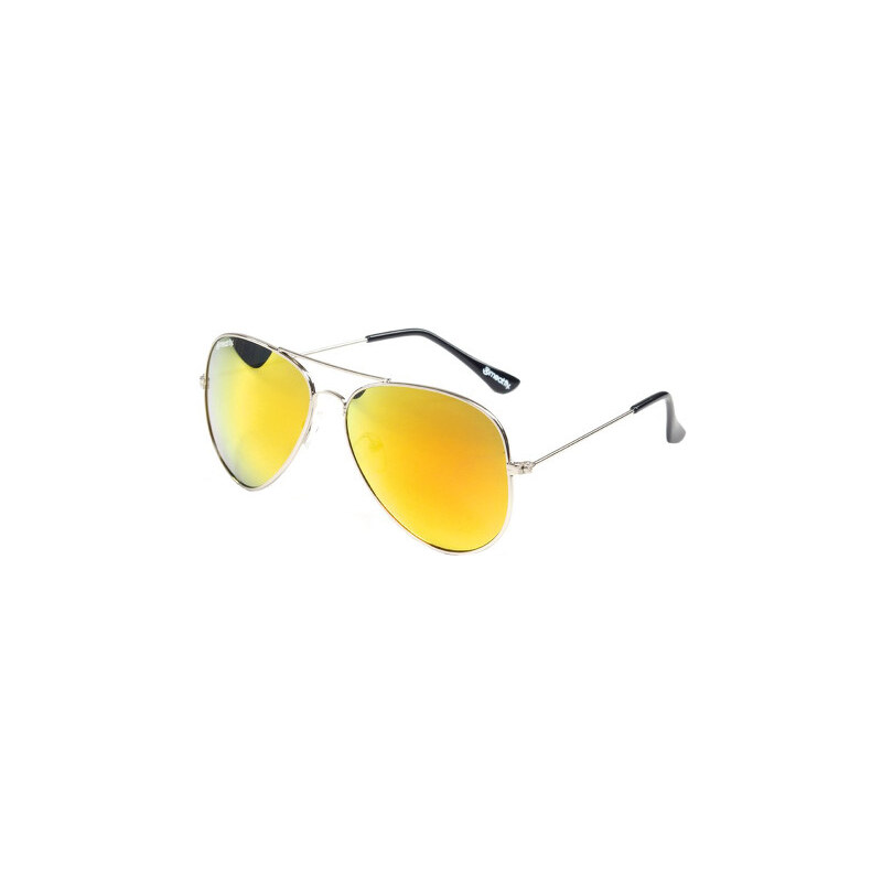 Meatfly Sluneční brýle Tomcat A - Silver / Orange