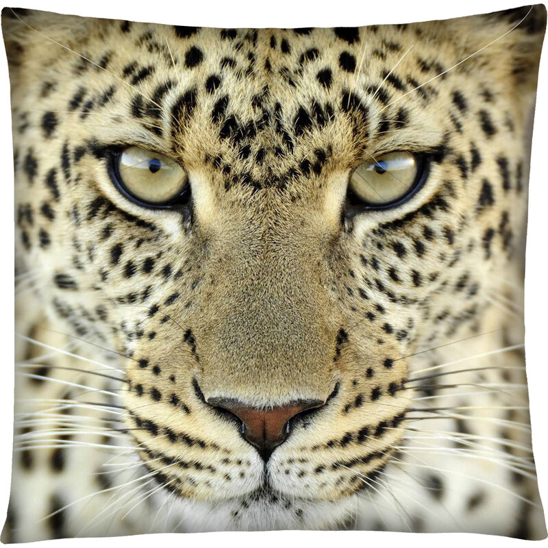 Polštář s motivem leoparda 01 Mybesthome 40x40 cm Varianta: Povlak na polštář, 40x40 cm