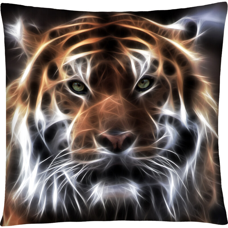Polštář s motivem tygra 02 Mybesthome 40x40 cm Varianta: Povlak na polštář, 40x40 cm