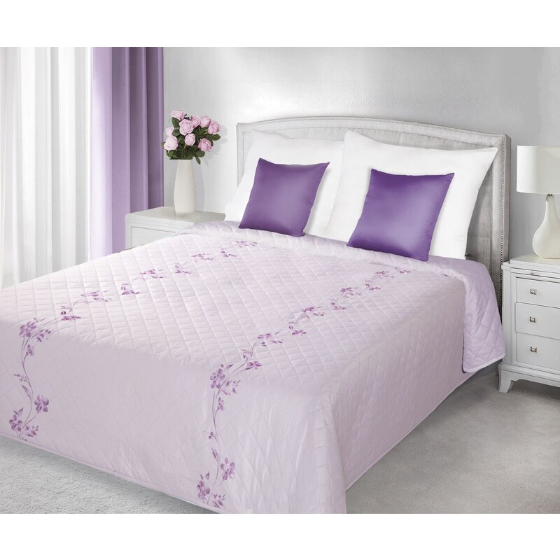 Přehoz na postel ANNA 220x240 cm lila/fialová Mybesthome