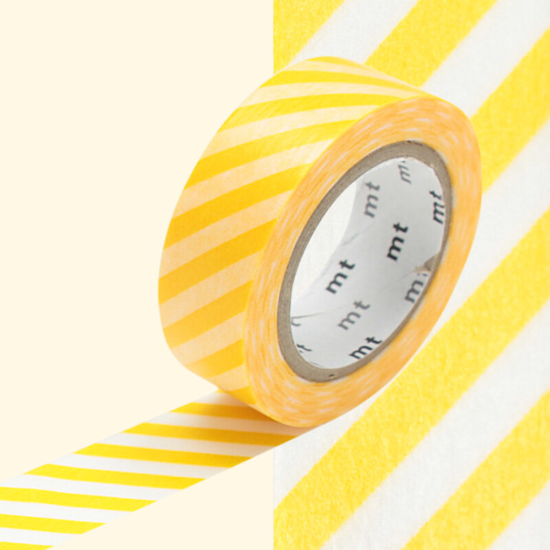 Washi páska Stripe Yellow