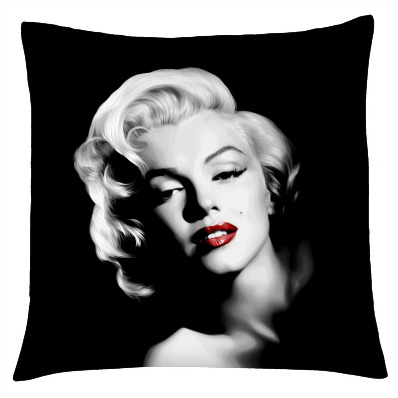 Polštář Marilyn Monroe 01 Mybesthome 40x40 cm