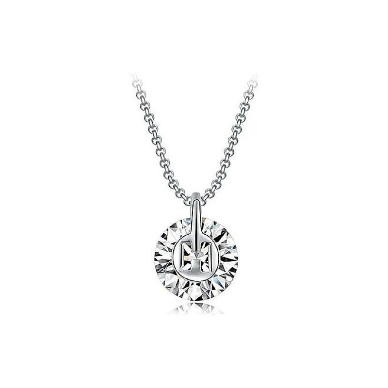 Roxi Elegantní dámský náhrdelník s originálním třpytivým přívěskem