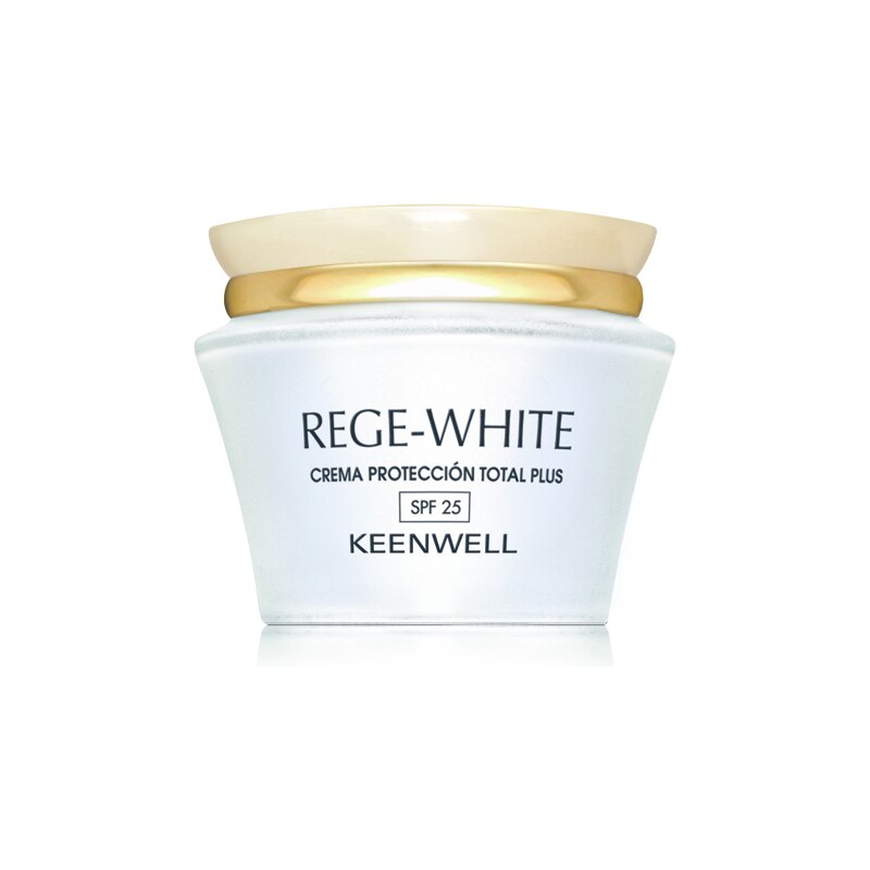 Keenwell REGE WHITE Total Plus Protection Cream SPF25 - denní pleťový krém s ochranným filtrem 50ml