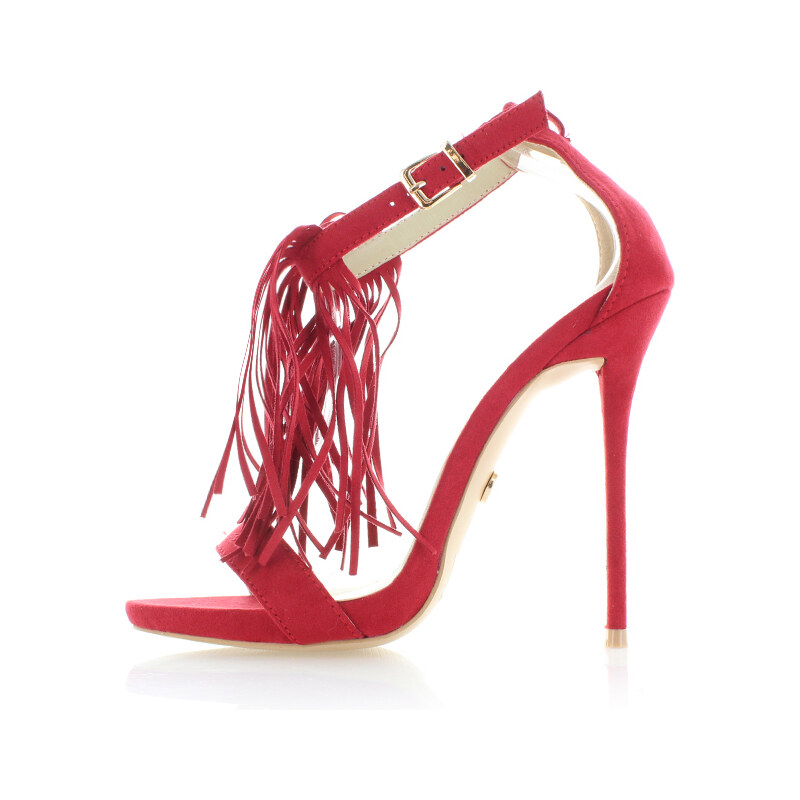 United Fashion Červené sandály Inuska