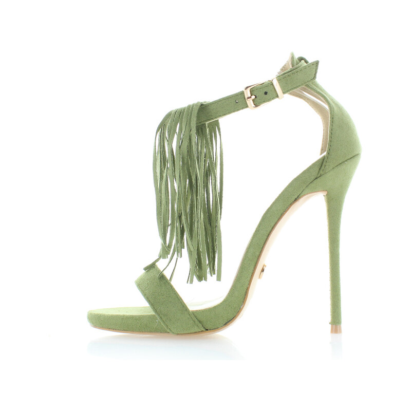 United Fashion Zelené sandály Inuska