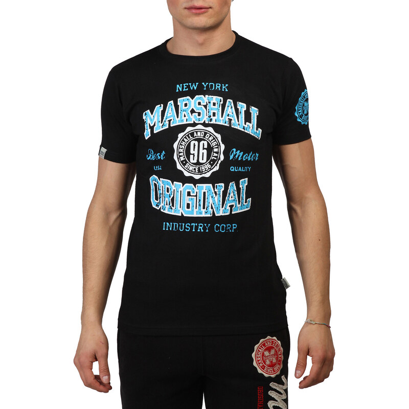 Marshall Original, černé pánské tričko s potiskem