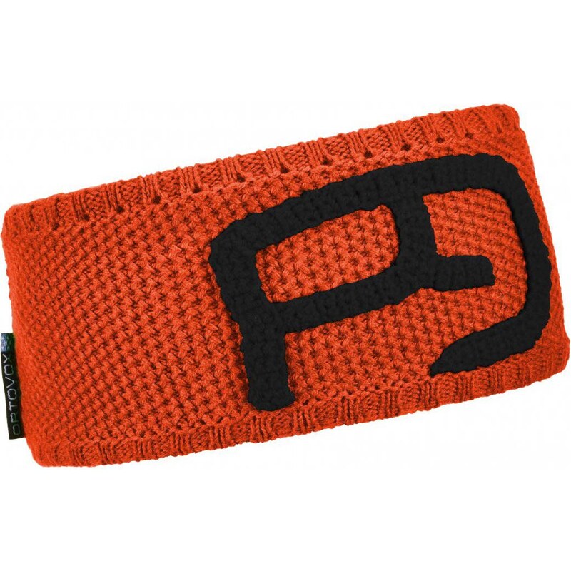 Ortovox Headband Rock'n'wool crazy orange