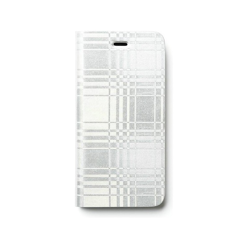 Pouzdro / kryt pro Apple iPhone 6 / 6S - Avoc, Mono Check Diary Silver