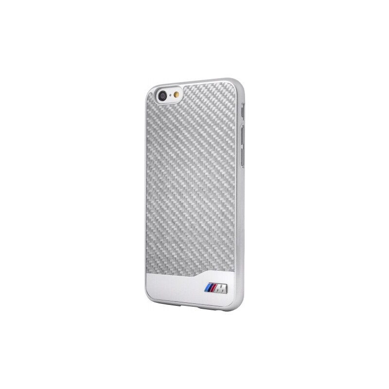 Pouzdro / kryt pro Apple iPhone 6 / 6S - BMW, Carbon Aluminium Silver