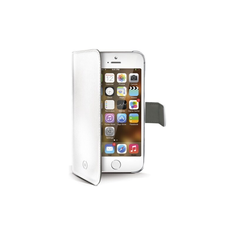 Pouzdro / kryt pro Apple iPhone 5 / 5S / SE - CELLY, Wally White
