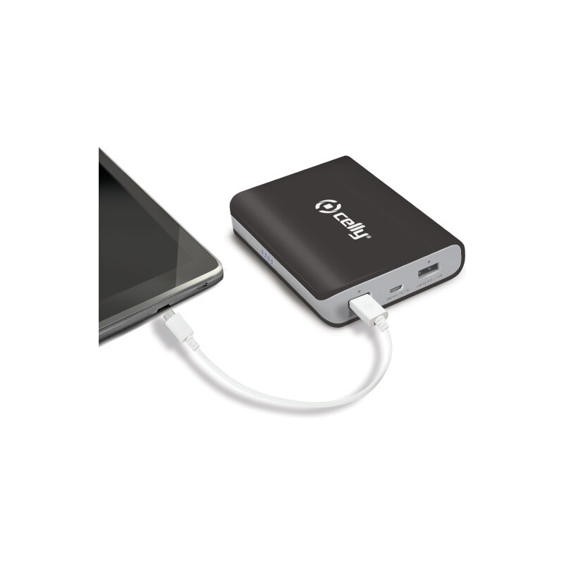 Externí baterie pro Apple iPhone a iPad - CELLY, Powerbank 8000mAh Black