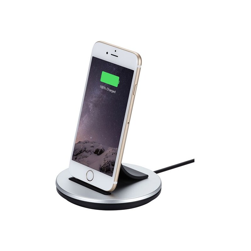 Dokovací stanice s kabelem Lightning pro iPhone - Just Mobile, AluBolt