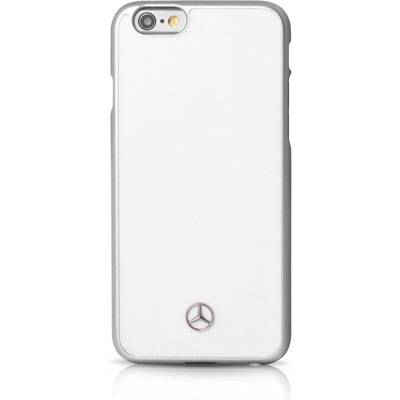 Pouzdro / kryt pro Apple iPhone 6 / 6S - Mercedes-Benz, Metallic Plate White