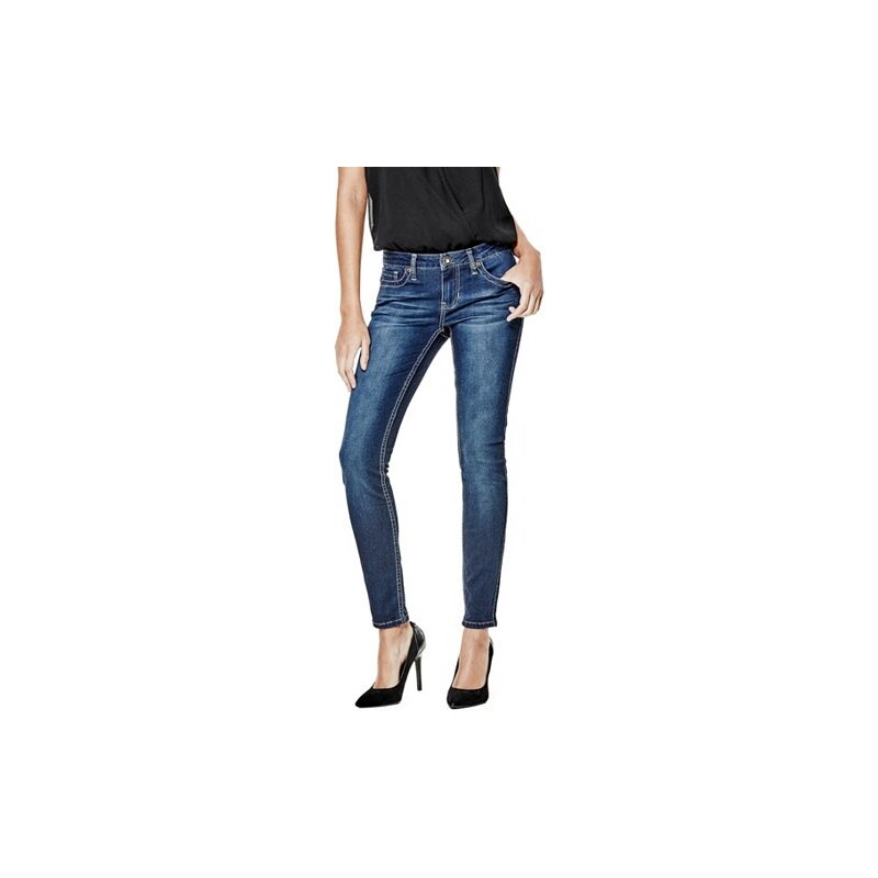 Rifle Guess Cindy Power Skinny Jeans dark