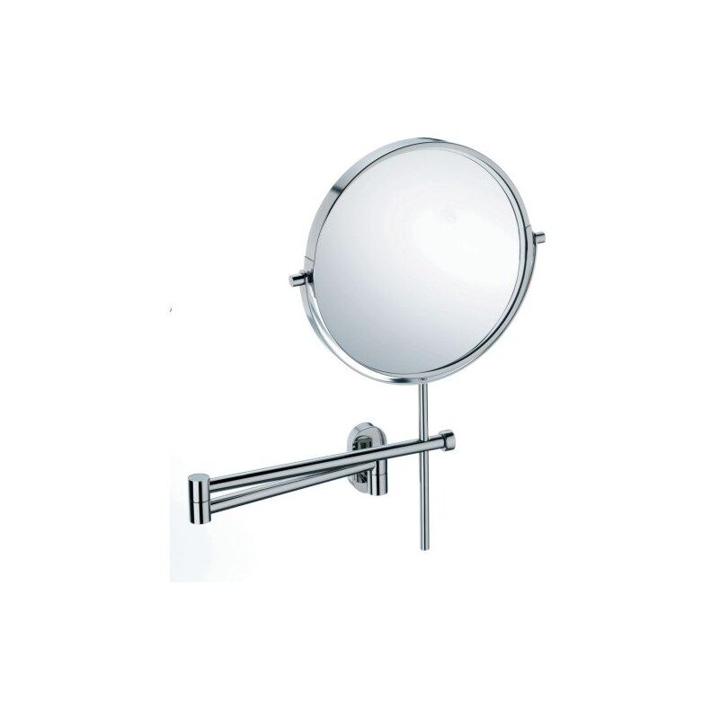 Zrcadlo LUCIDO ušlechtilá ocel, 3x zvětšovací 23,5-42cmx35,5cm, O19cm KELA KL-22679