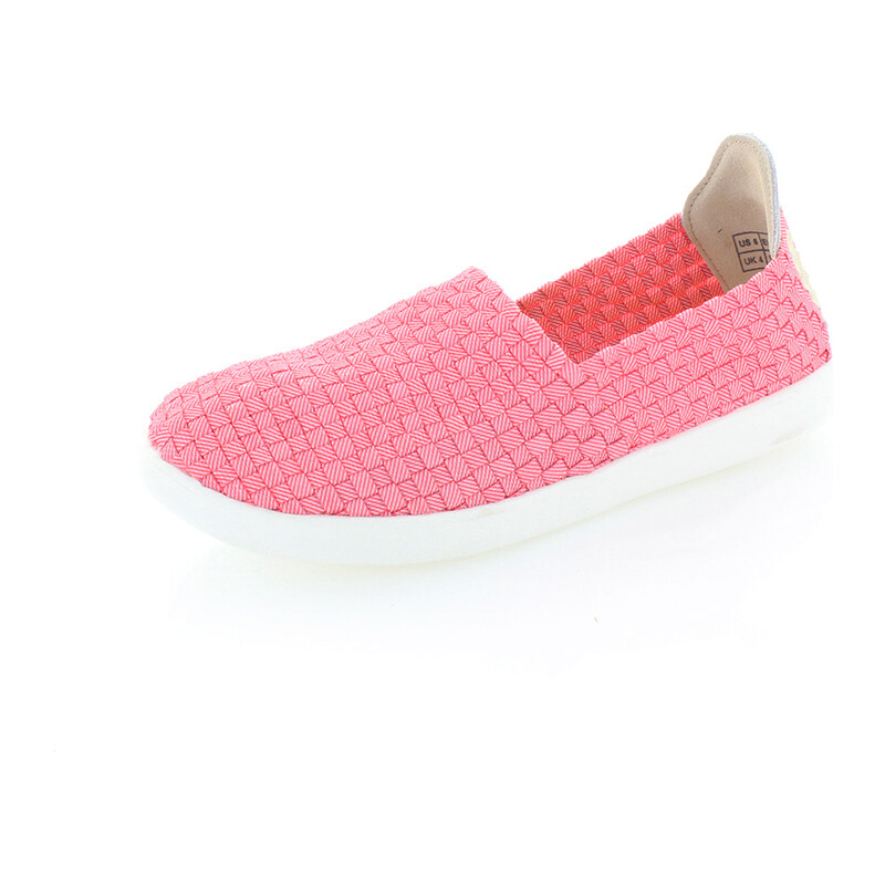Dude Shoes Dámské růžové mokasíny E-last Simple