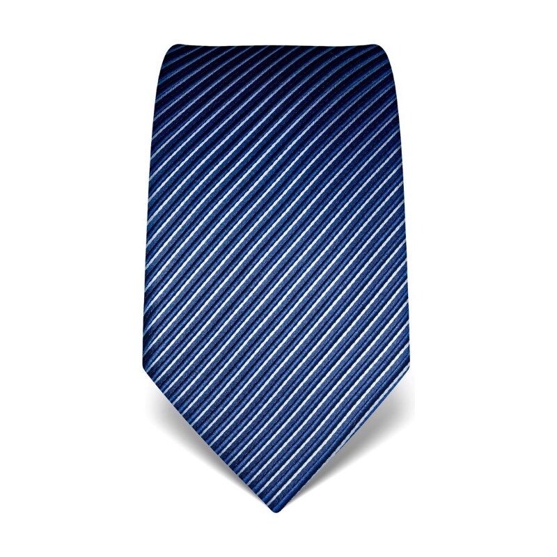 Elegantní hedvábná kravata Vincenzo Boretti 21948 - modrá