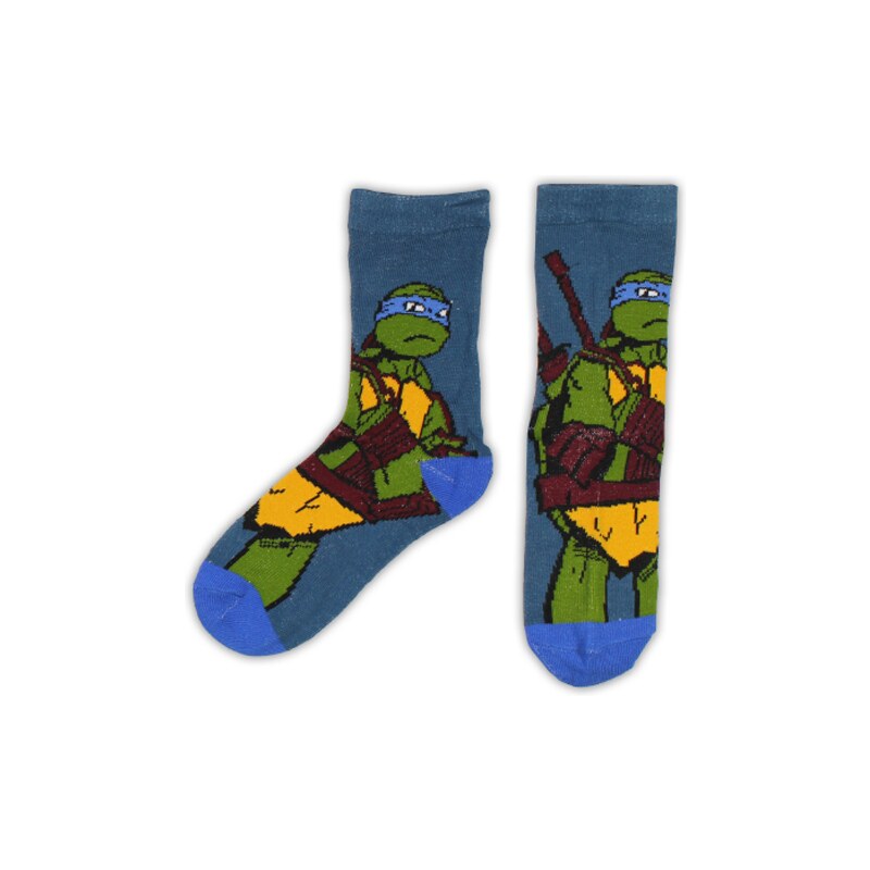 E plus M Chlapecké ponožky Želvy Ninja - modré