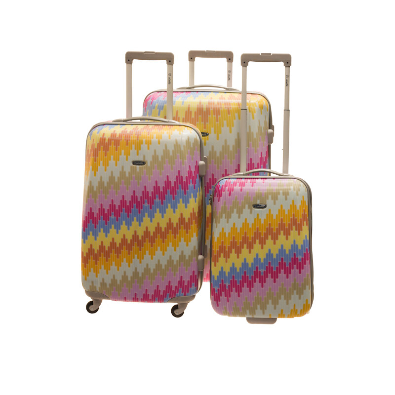 Cestovní kufry set 3ks Dielle S,M,L 270-40 vícebarevná