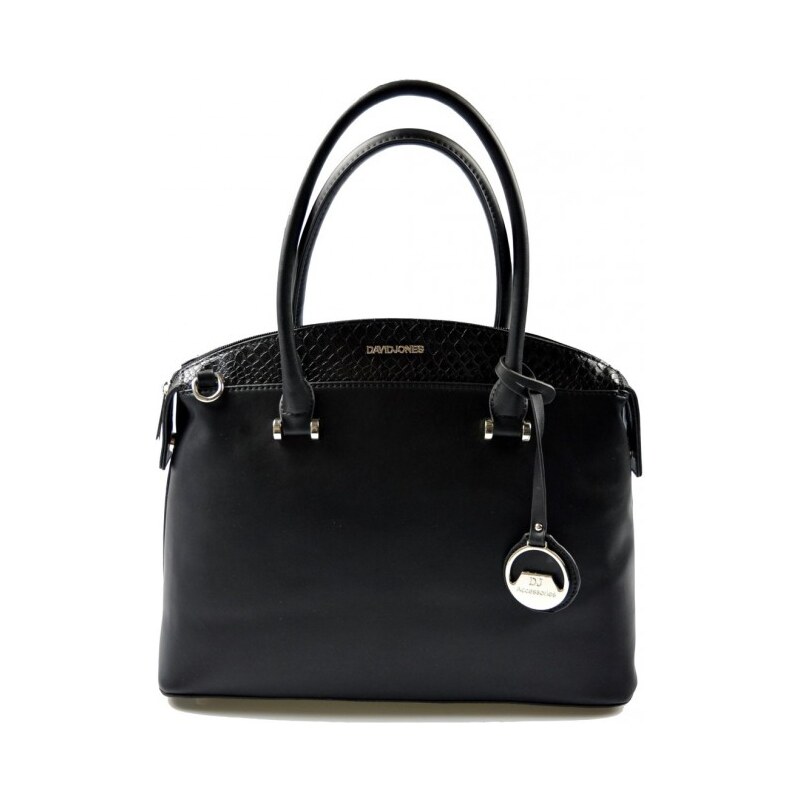 Elegantní kufříková černá kabelka do ruky Anesi David Jones 9791
