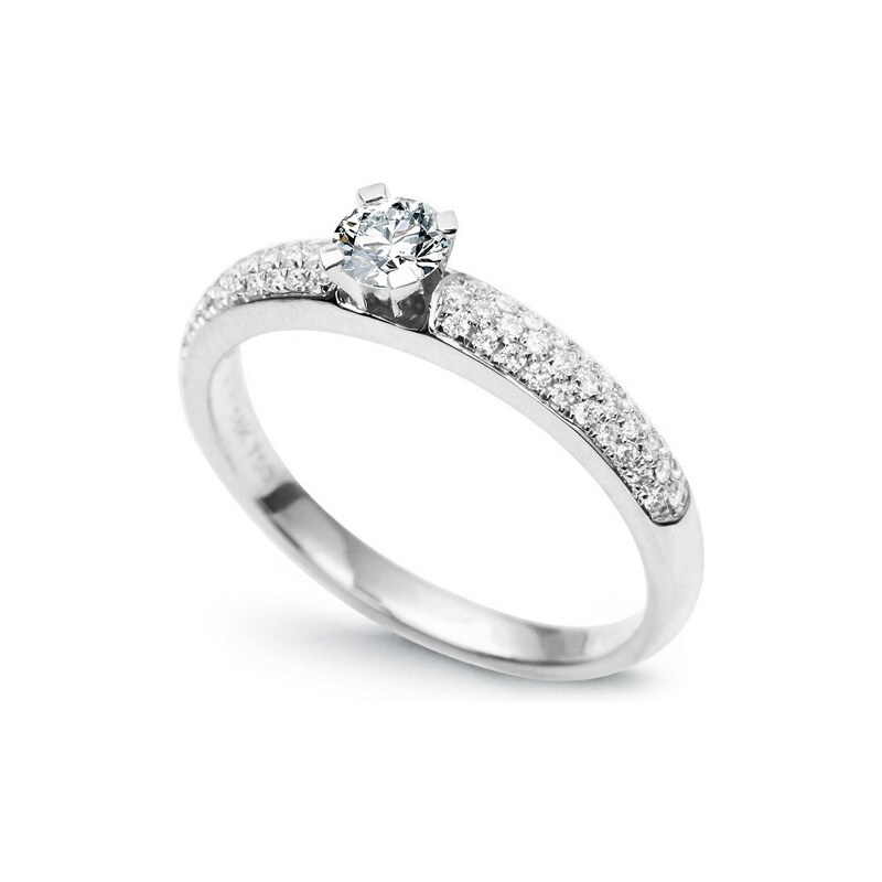 STAVIORI Zásnubní prsten s diamantem PZD4435W