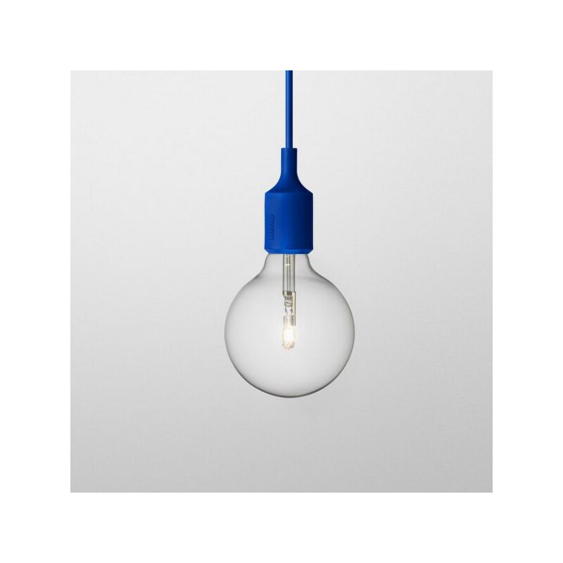 MUUTO E27 Pendant Lamp - závěsná lampa (modrá)
