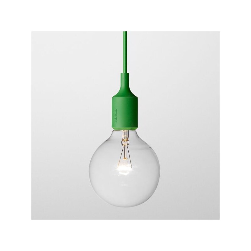 MUUTO E27 Pendant Lamp - závěsná lampa (zelená)