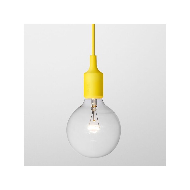 MUUTO E27 Pendant Lamp - závěsná lampa (žlutá)